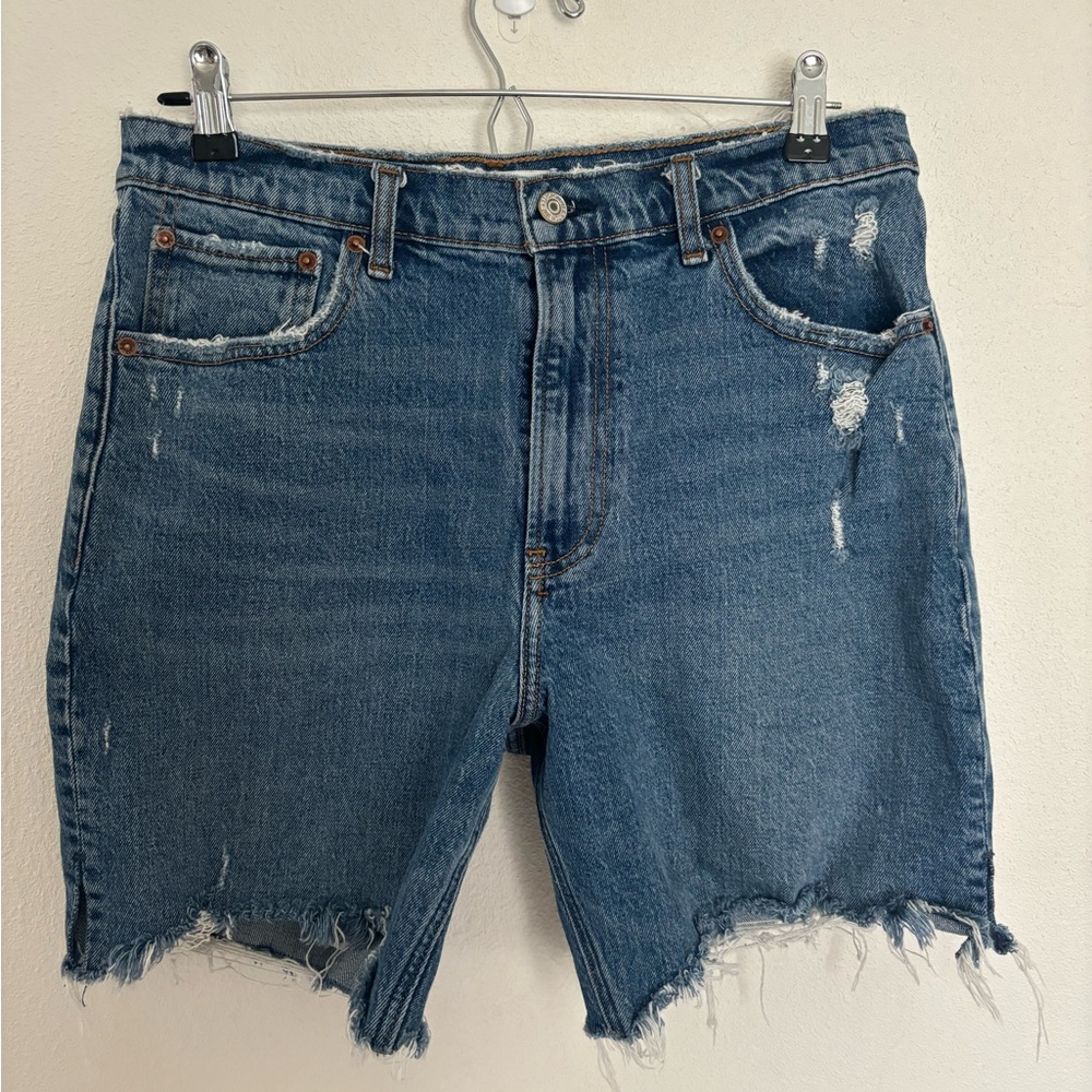 Abercrombie and fitch high rise shorts
